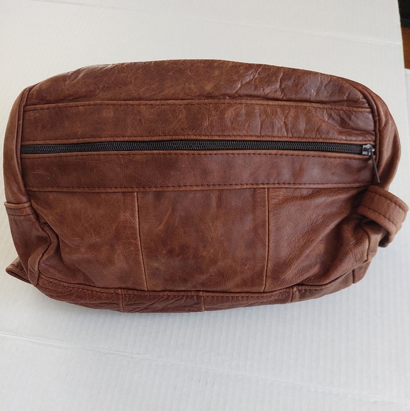 Leather Toiletry Bag - Picture 1 of 4